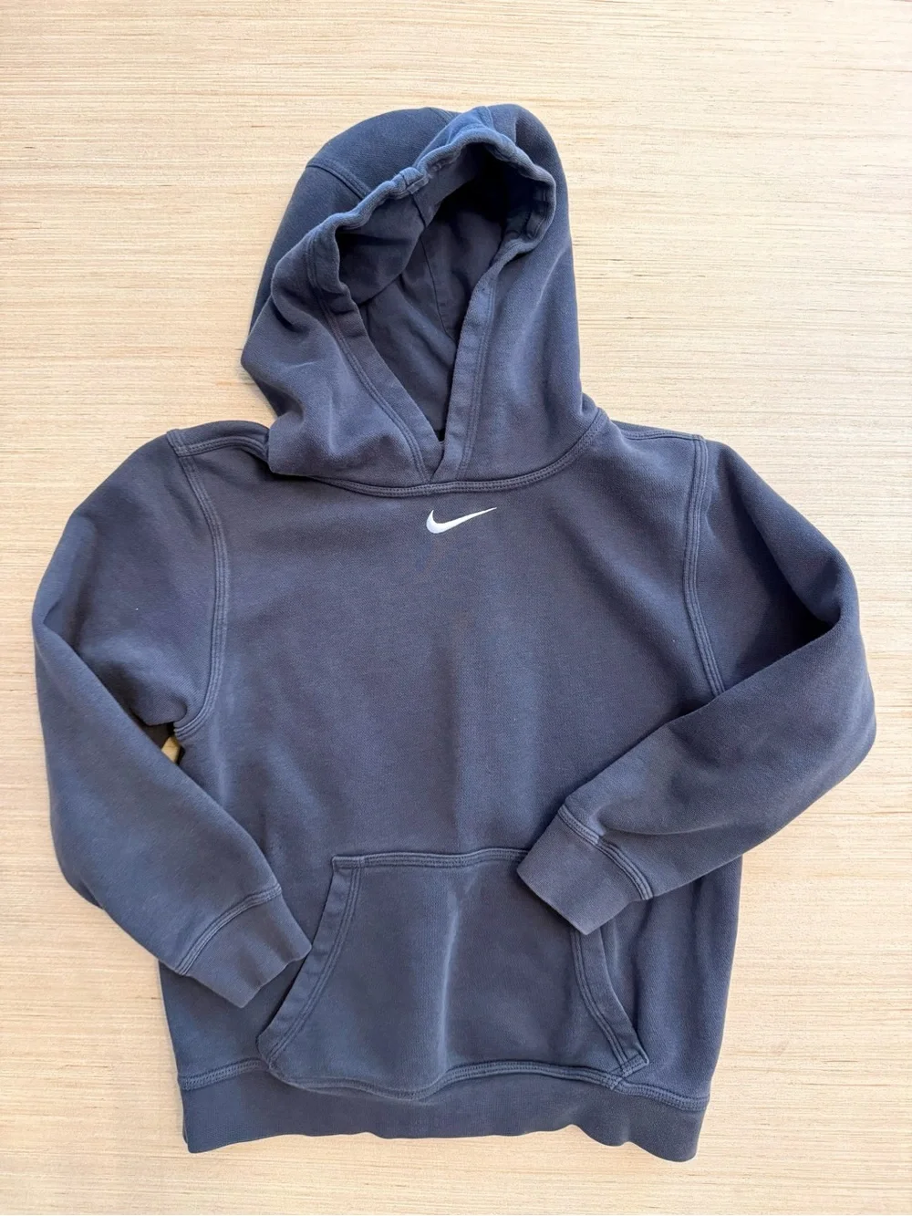 Nike Kids' Gray Swoosh Hoodie